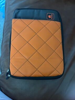 Quilted Orange & Black Tech Sleeve - Men